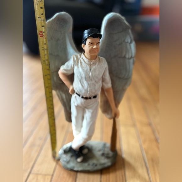 Vintage BABE RUTH Angel Wings Statue Figurine DWK 2003 13 INCHES Heavy Risen - Picture 5 of 5